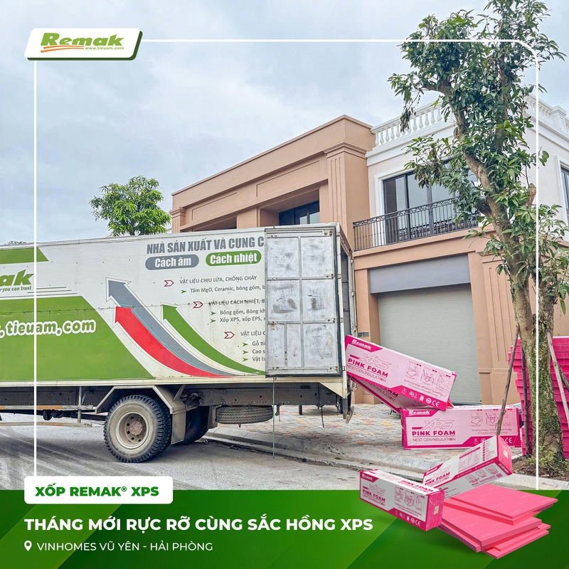 Tấm xốp Remak® XPS hiện là vật liệu cách âm cách nhiệt, tôn nền số 1 được các công trình lớn tin dùng